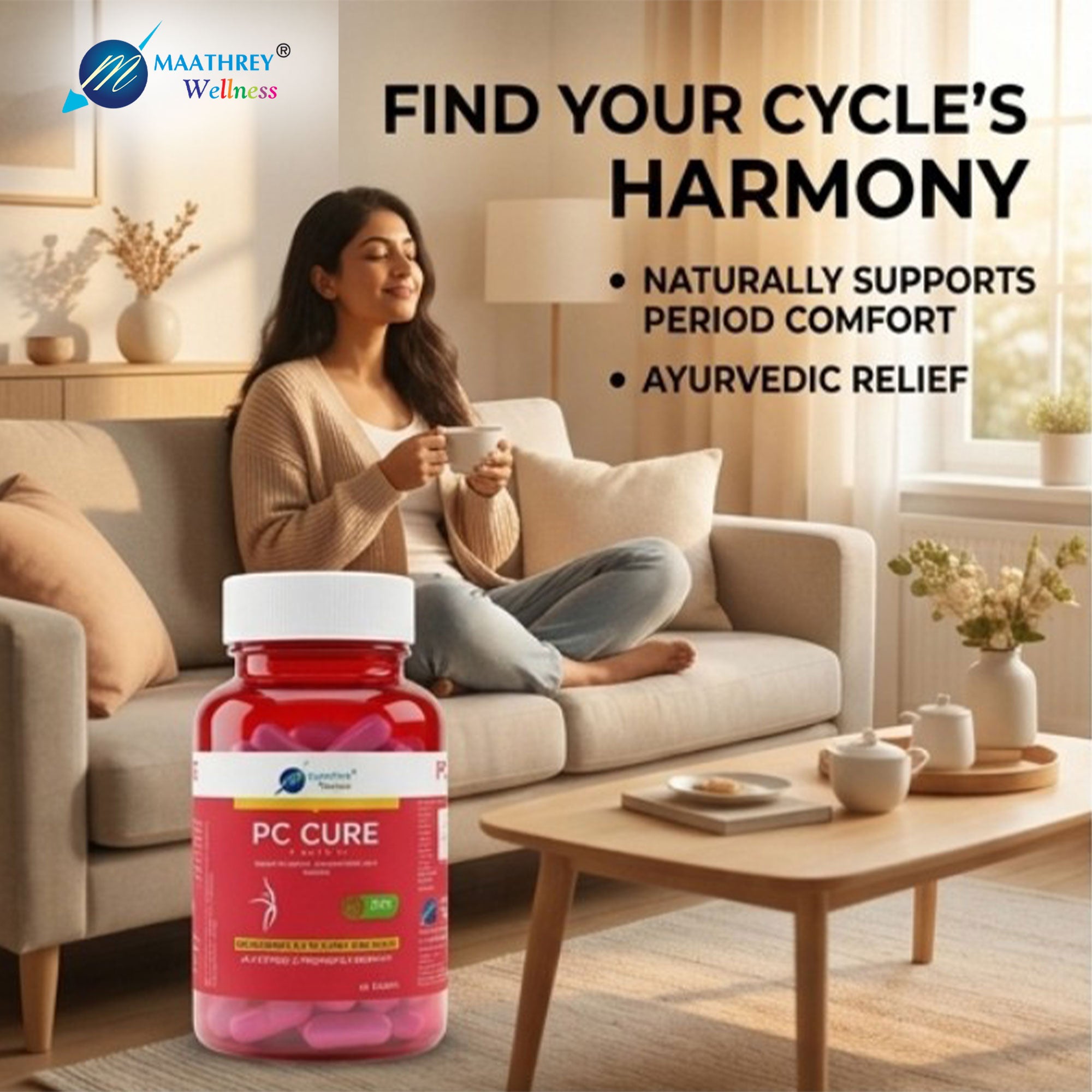 PC Cure Tablets – Women’s Health & Hormonal Balance Support