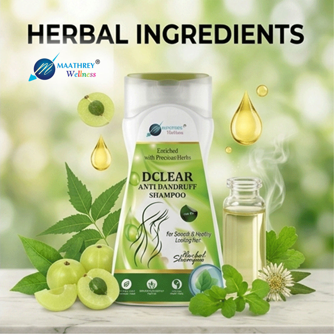 Dclear Anti Dandruff Shampoo – For Healthy Scalp & Hair