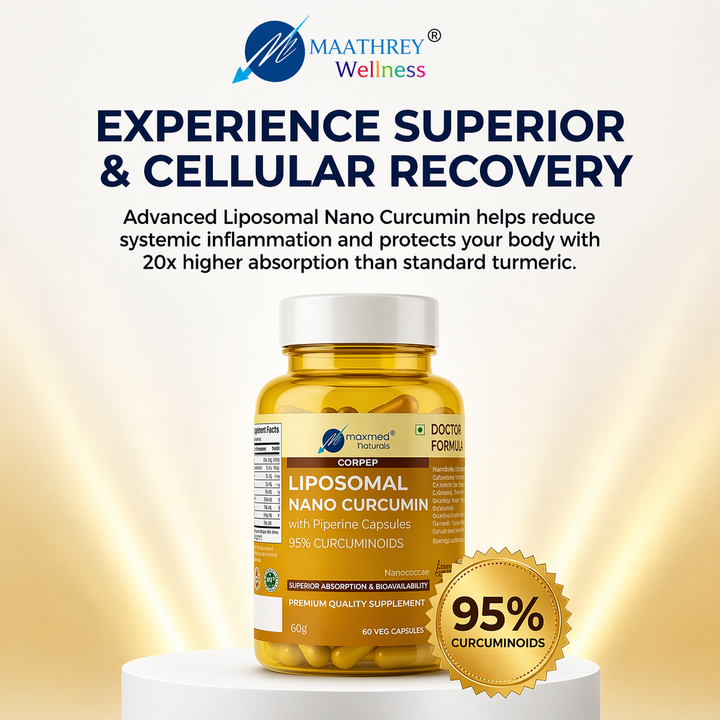 Curpep Liposomal Nano Curcumin Capsules – For Immunity & Antioxidant Support