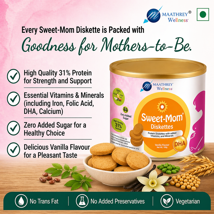 Sweet-Mom Diskettes – Nutrition Snack for Pregnancy & Women