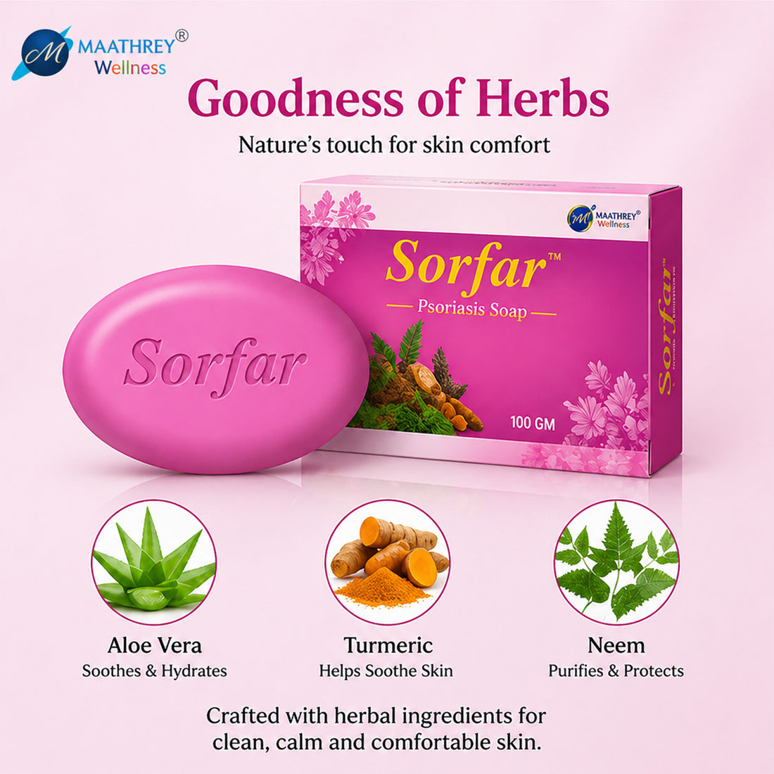 Sorfar Herbal Soap – Gentle Skin Care Soap