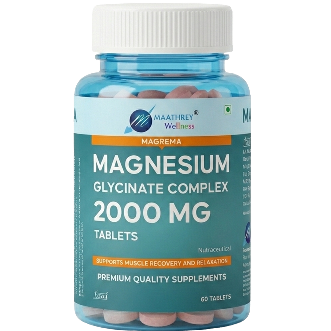 Magnesium Glycinate Tablets – For Sleep & Muscle Recovery