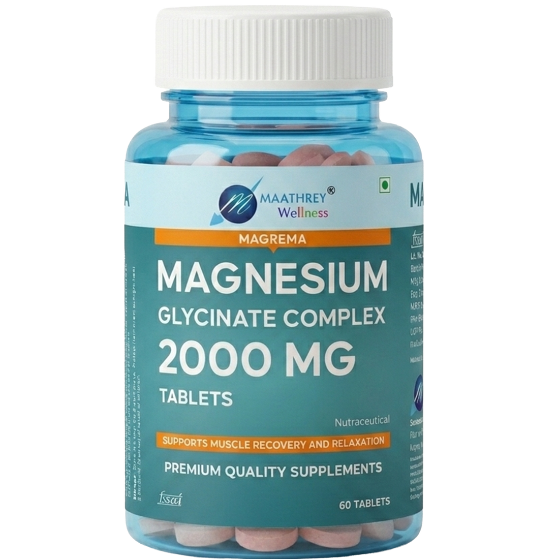 Magnesium Glycinate Tablets – For Sleep & Muscle Recovery