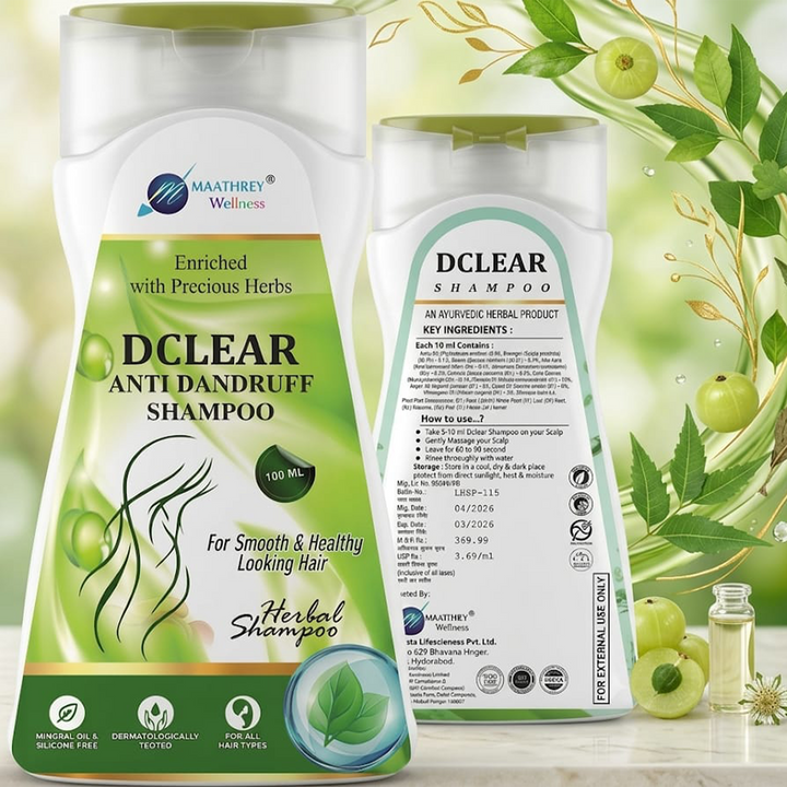 Dclear Anti Dandruff Shampoo – For Healthy Scalp & Hair